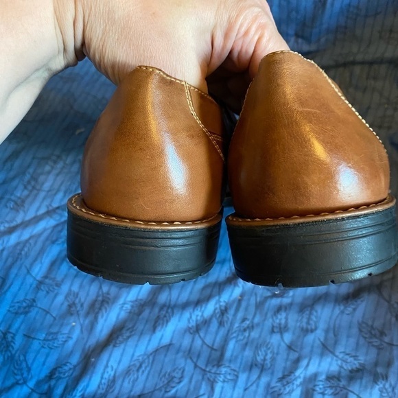 SANDRO BERWYN TAN LEATHER VENETIAN LOAFER Mens 9 main image 5